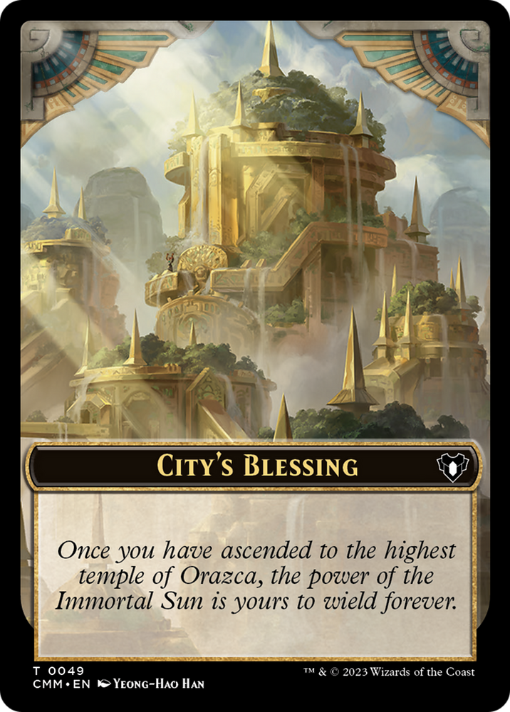 City's Blessing // Ogre Double-Sided Token [Commander Masters Tokens] Magic: The Gathering