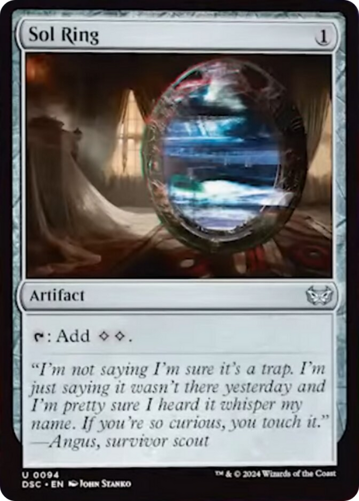 Sol Ring [Duskmourn: House of Horror Commander] Magic: The Gathering