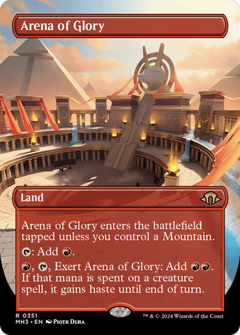 Arena of Glory (Borderless) [Modern Horizons 3] Magic: The Gathering