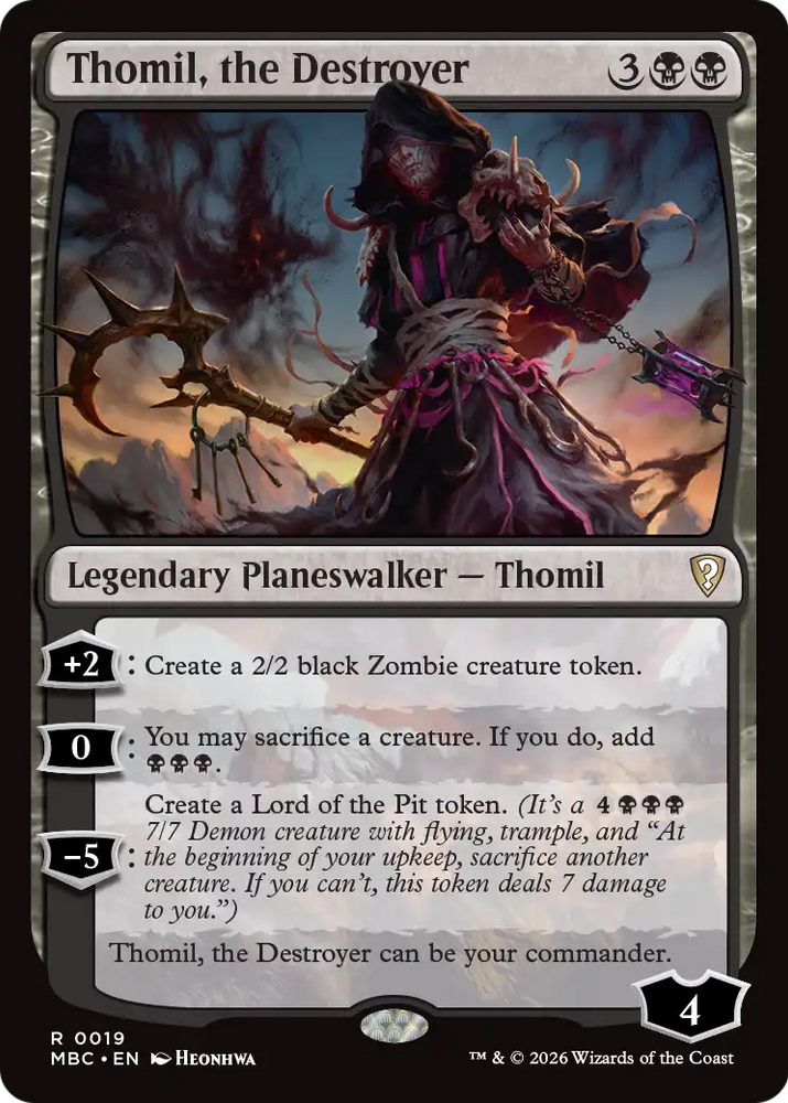 Thomil, the Destroyer [Mystery Booster: Commander Edition] Magic: The Gathering