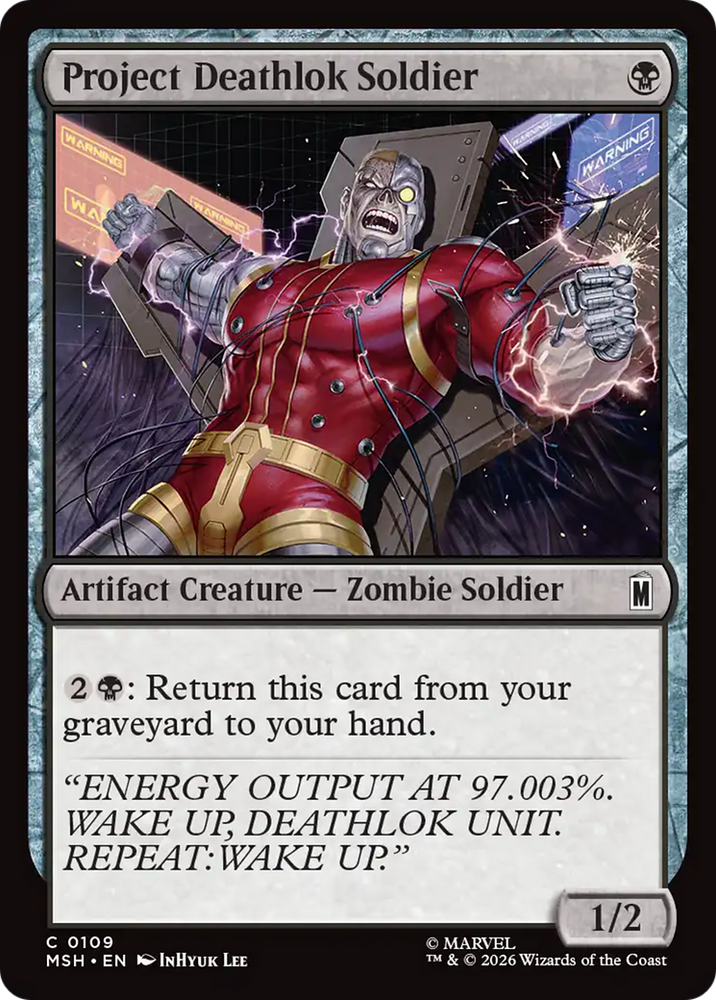 Project Deathlok Soldier [Marvel Super Heroes] Magic: The Gathering