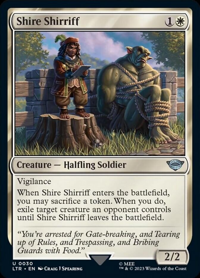 Shire Shirriff [The Lord of the Rings: Tales of Middle-Earth] Magic: The Gathering