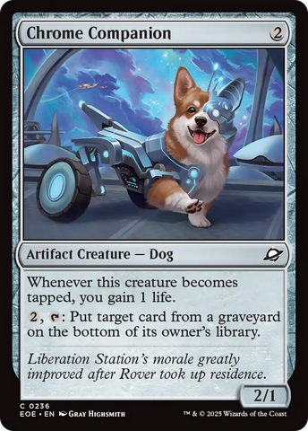 Chrome Companion [Edge of Eternities] Magic: The Gathering