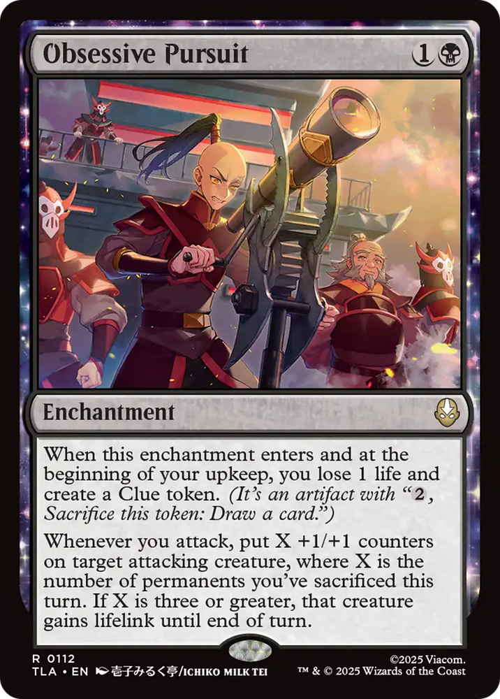 Obsessive Pursuit [Avatar: The Last Airbender] Magic: The Gathering