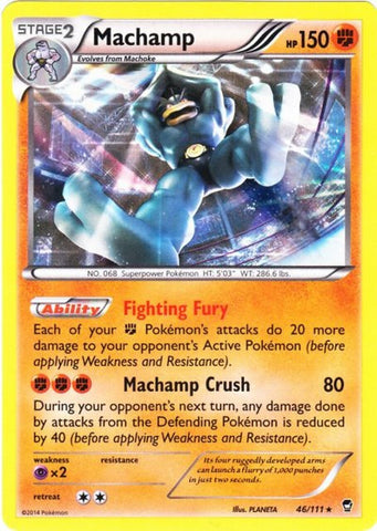 Machamp (46/111) [XY: Furious Fists] Pokémon