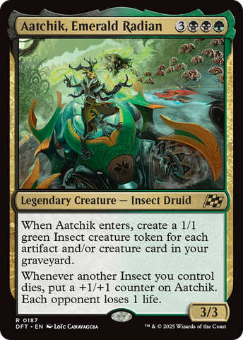 Aatchik, Emerald Radian [Aetherdrift] Magic: The Gathering