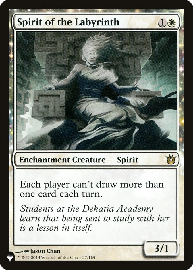 Spirit of the Labyrinth [The List] Magic: The Gathering