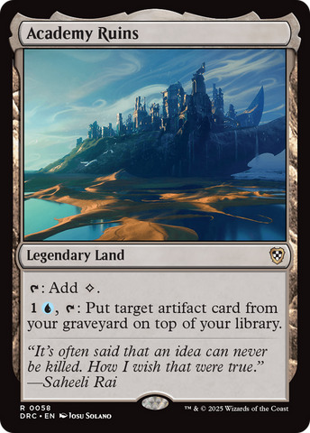 Academy Ruins [Aetherdrift Commander] Magic: The Gathering