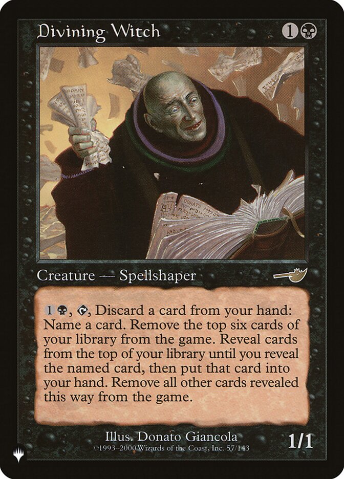 Divining Witch [The List] Magic: The Gathering