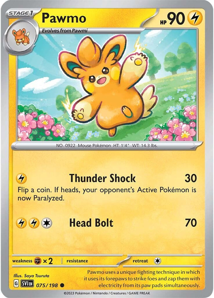 Pawmo (075/198) [Scarlet & Violet: Base Set] Pokémon