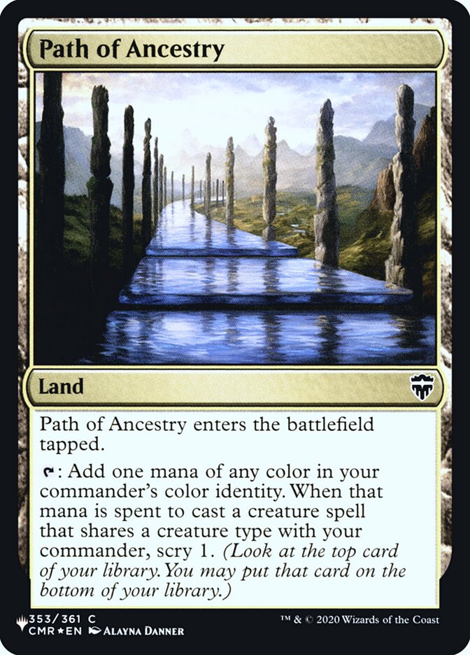 Path of Ancestry [Secret Lair: Heads I Win, Tails You Lose] Magic: The Gathering