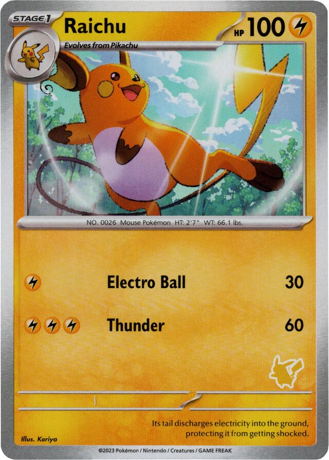 Raichu [My First Battle] Pokémon