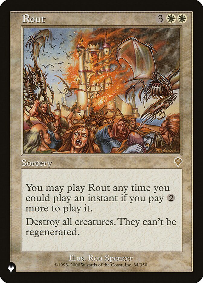 Rout [The List] Magic: The Gathering