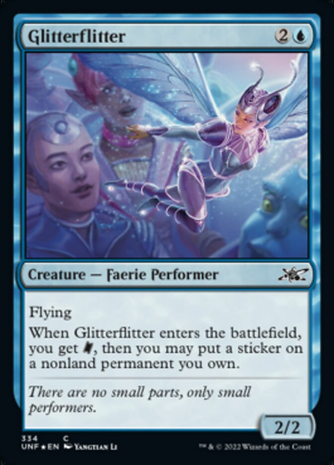 Glitterflitter (Galaxy Foil) [Unfinity] Magic: The Gathering
