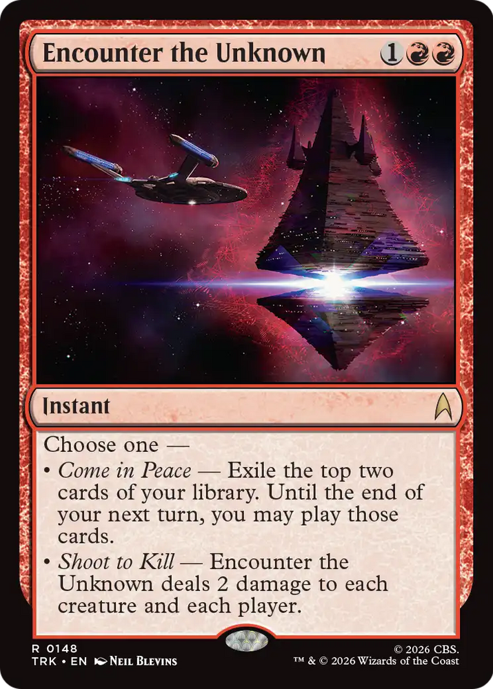 Encounter the Unknown [Star Trek] Magic: The Gathering