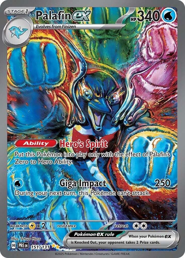 Palafin ex (151/131) [Scarlet & Violet: Prismatic Evolutions] Pokémon