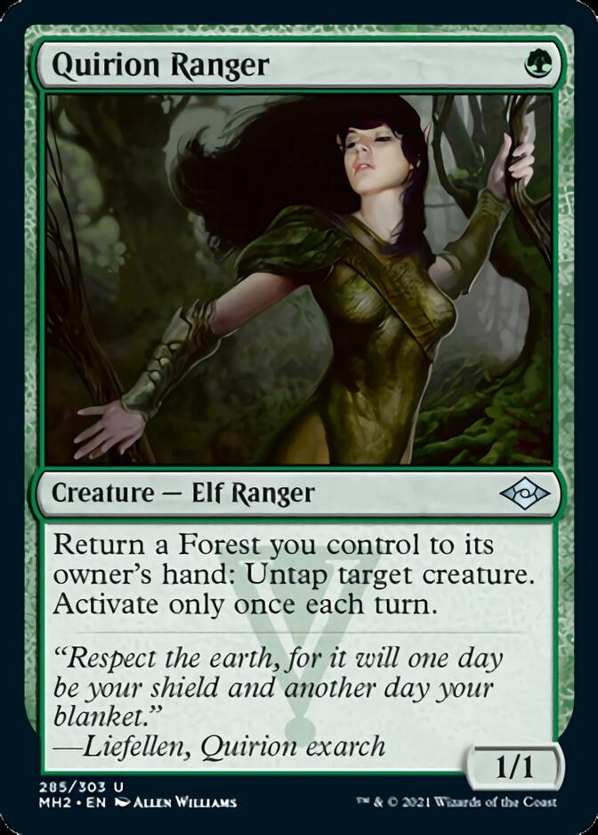 Quirion Ranger (Foil Etched) [Modern Horizons 2] Magic: The Gathering