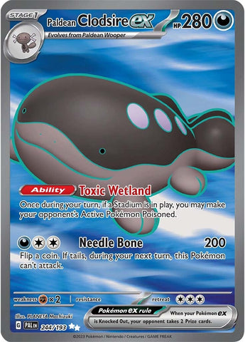 Paldean Clodsire ex (244/193) [Scarlet & Violet: Paldea Evolved] Pokémon