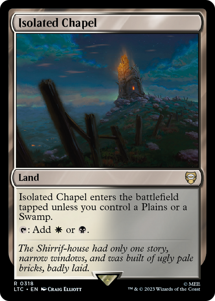 Isolated Chapel [The Lord of the Rings: Tales of Middle-Earth Commander] Magic: The Gathering