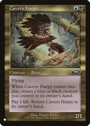 Cavern Harpy [The List] Magic: The Gathering