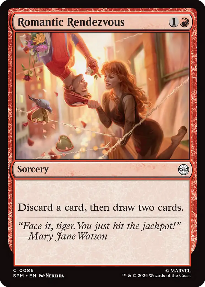 Romantic Rendezvous [Marvel's Spider-Man] Magic: The Gathering