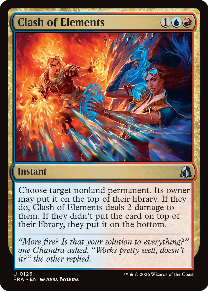 Clash of Elements [Reality Fracture] Magic: The Gathering