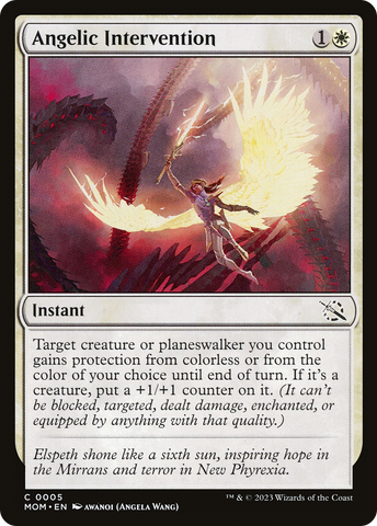 Angelic Intervention [March of the Machine] Magic: The Gathering