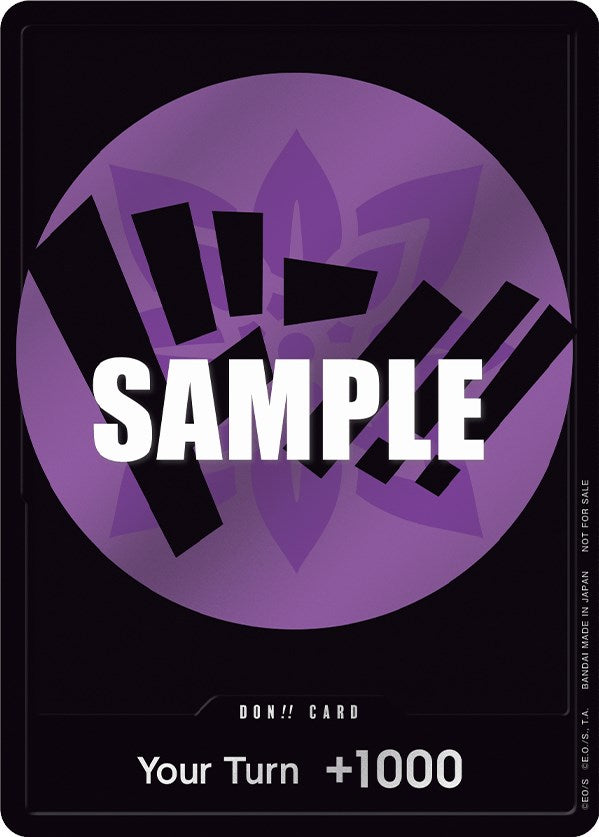 DON!! Card (Purple) [One Piece Promotion Cards] Bandai