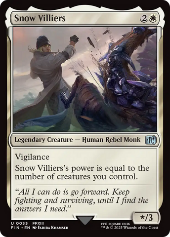 Snow Villiers [FINAL FANTASY] Magic: The Gathering