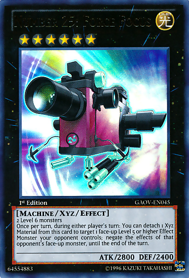 Number 25: Force Focus [GAOV-EN045] Ultra Rare Yu-Gi-Oh!