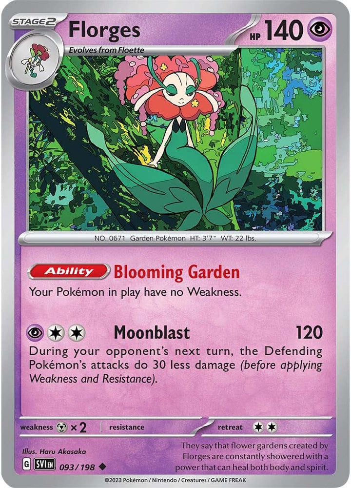Florges (093/198) [Scarlet & Violet: Base Set] Pokémon
