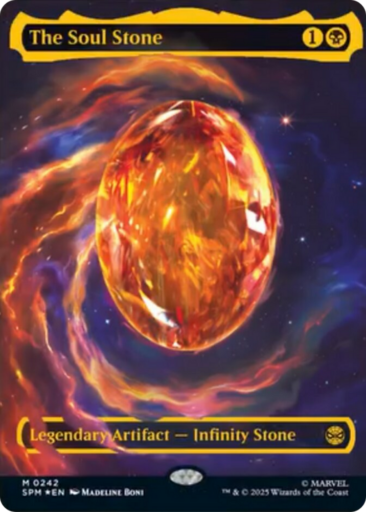 The Soul Stone (Cosmic Foil) [Marvel's Spider-Man] Magic: The Gathering