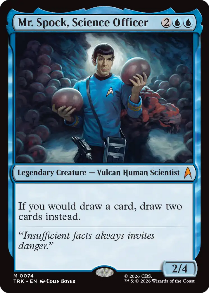 Mr. Spock, Science Officer [Star Trek] Magic: The Gathering