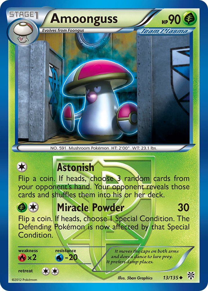 Amoonguss (13/135) [Black & White: Plasma Storm] Pokémon