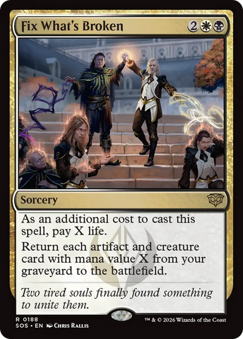 Fix What's Broken [Secrets of Strixhaven] Magic: The Gathering