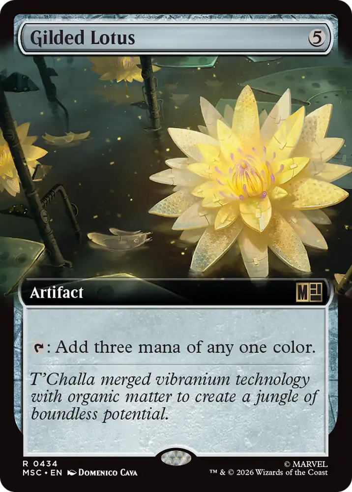 Gilded Lotus (Extended Art) [Marvel Super Heroes Commander] Magic: The Gathering