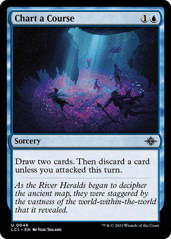 Chart a Course [The Lost Caverns of Ixalan] Magic: The Gathering