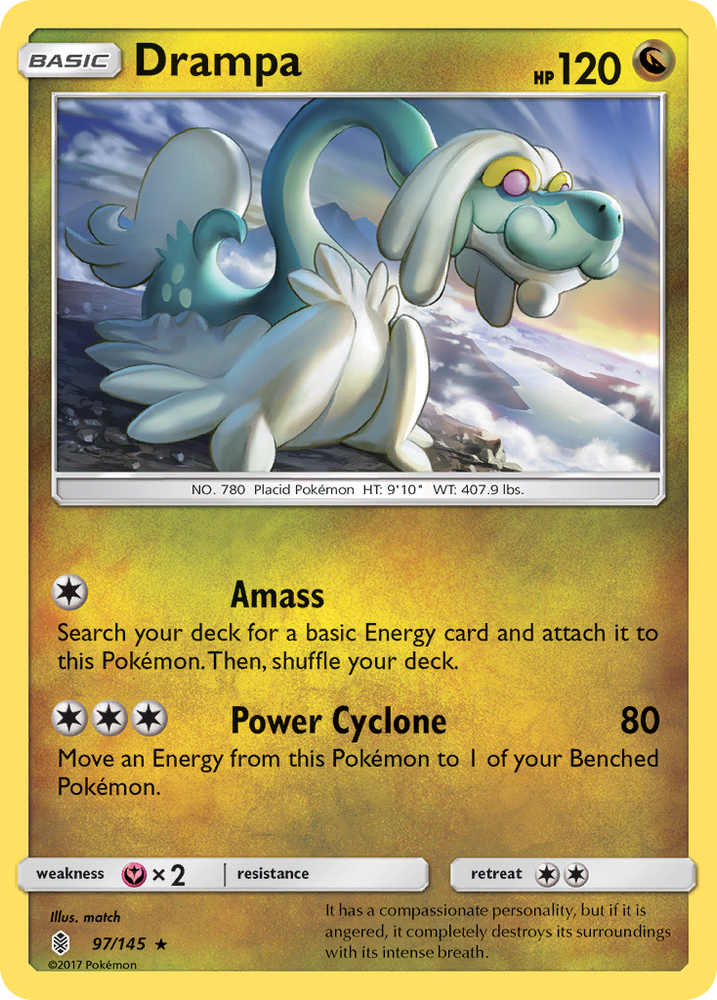 Drampa (97/145) [Sun & Moon: Guardians Rising] Pokémon