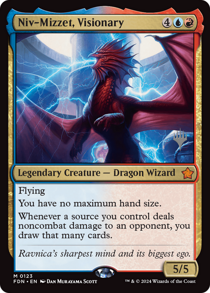 Niv-Mizzet, Visionary (Promo Pack) [Foundations Promos] Magic: The Gathering