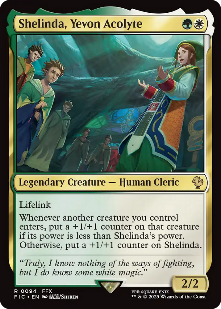 Shelinda, Yevon Acolyte [FINAL FANTASY Commander] Magic: The Gathering