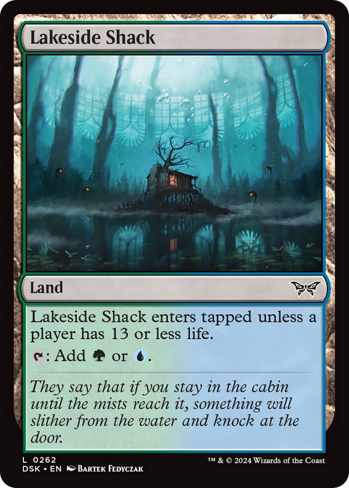 Lakeside Shack [Duskmourn: House of Horror] Magic: The Gathering