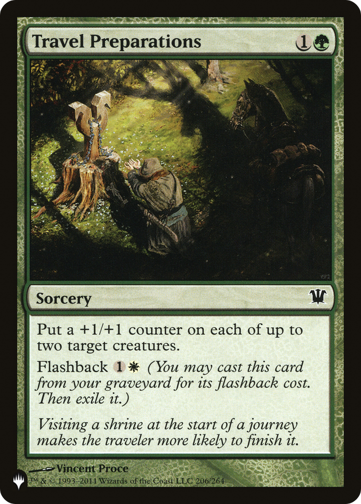 Travel Preparations [The List] Magic: The Gathering
