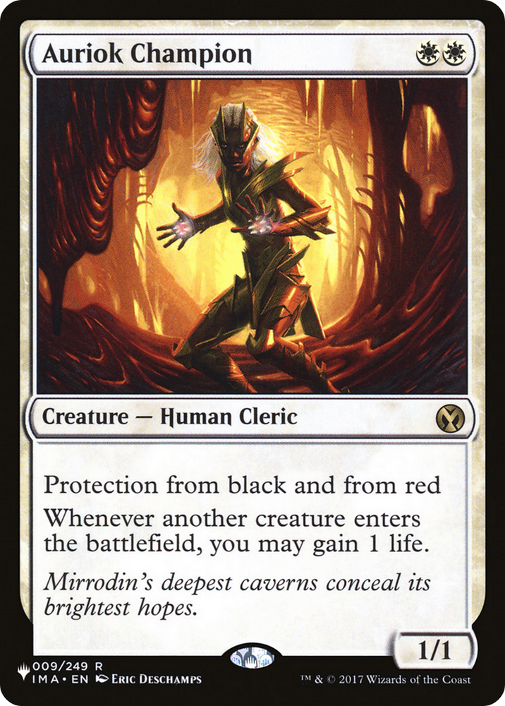Auriok Champion [The List] Magic: The Gathering