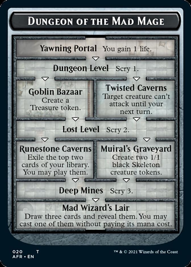 Dungeon of the Mad Mage // Lost Mine of Phandelver Double-Sided Token [Dungeons & Dragons: Adventures in the Forgotten Realms Tokens] Magic: The Gathering