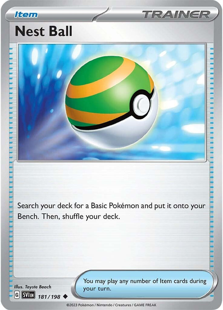 Nest Ball (181/198) [Scarlet & Violet: Base Set] Pokémon