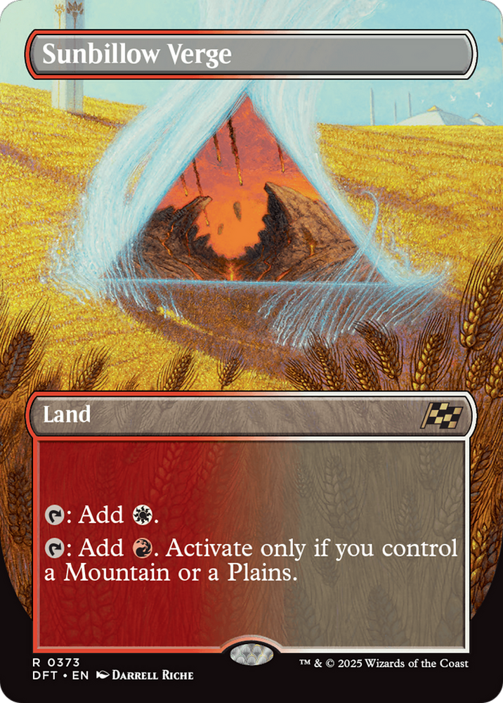 Sunbillow Verge (Borderless) [Aetherdrift] Magic: The Gathering