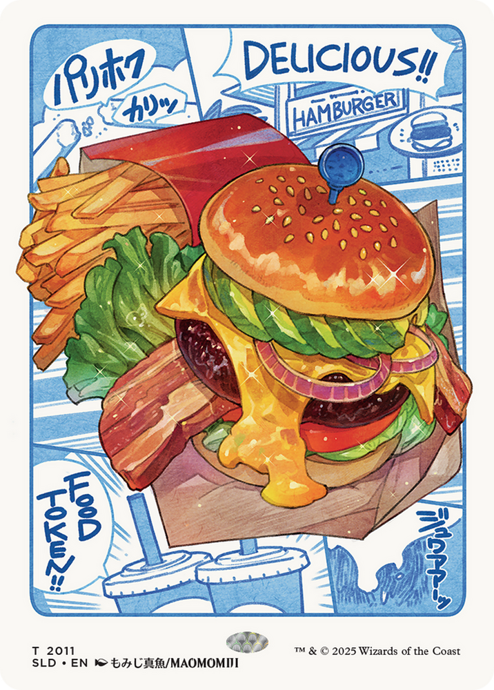 Food Token (2011) (Rainbow Foil) [Secret Lair Drop Series] Magic: The Gathering