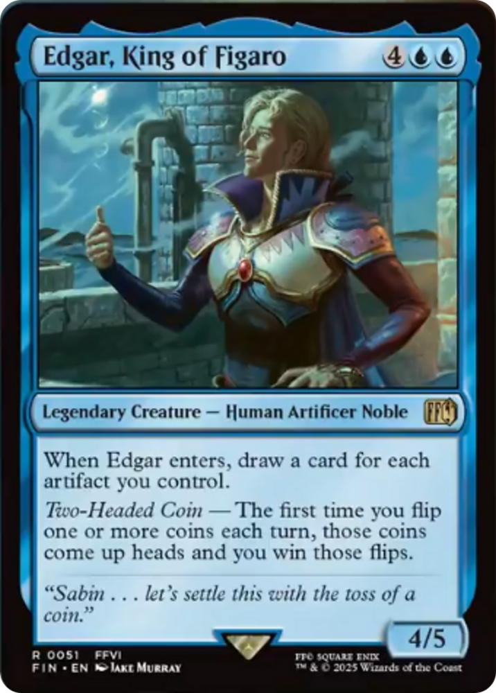 Edgar, King of Figaro [FINAL FANTASY] Magic: The Gathering