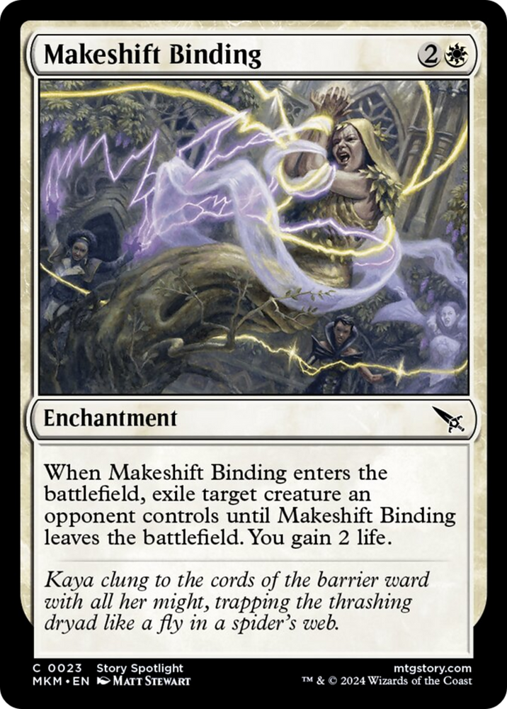 Makeshift Binding [Murders at Karlov Manor] Magic: The Gathering