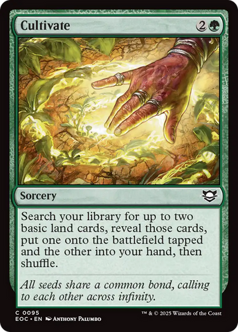 Cultivate [Edge of Eternities Commander] Magic: The Gathering